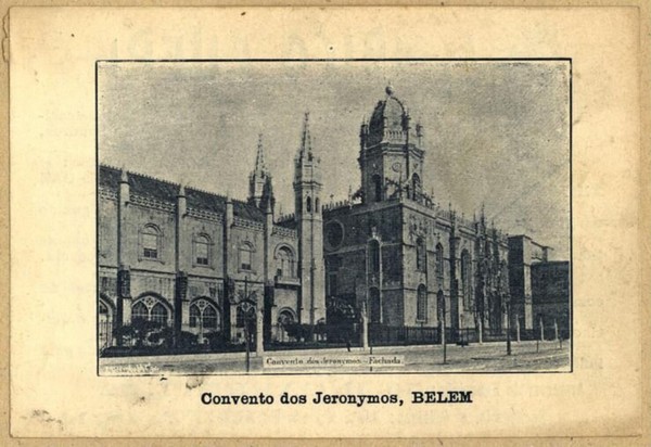 Convento dos Jeronymos, Belem. - <[>Lisboa<]> : Bico Bauer, <[ca.> 1900<]>. - 1 imagem : azul; 9x13 cm