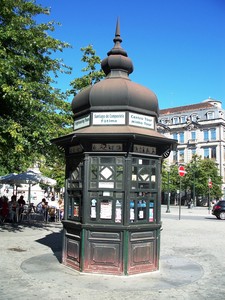 Quiosque na Praça de Mouzinho de Albuquerque