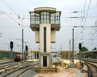 Torre de Sinalização e Manobra da Estação Ferroviária de Pinhal Novo Palmela