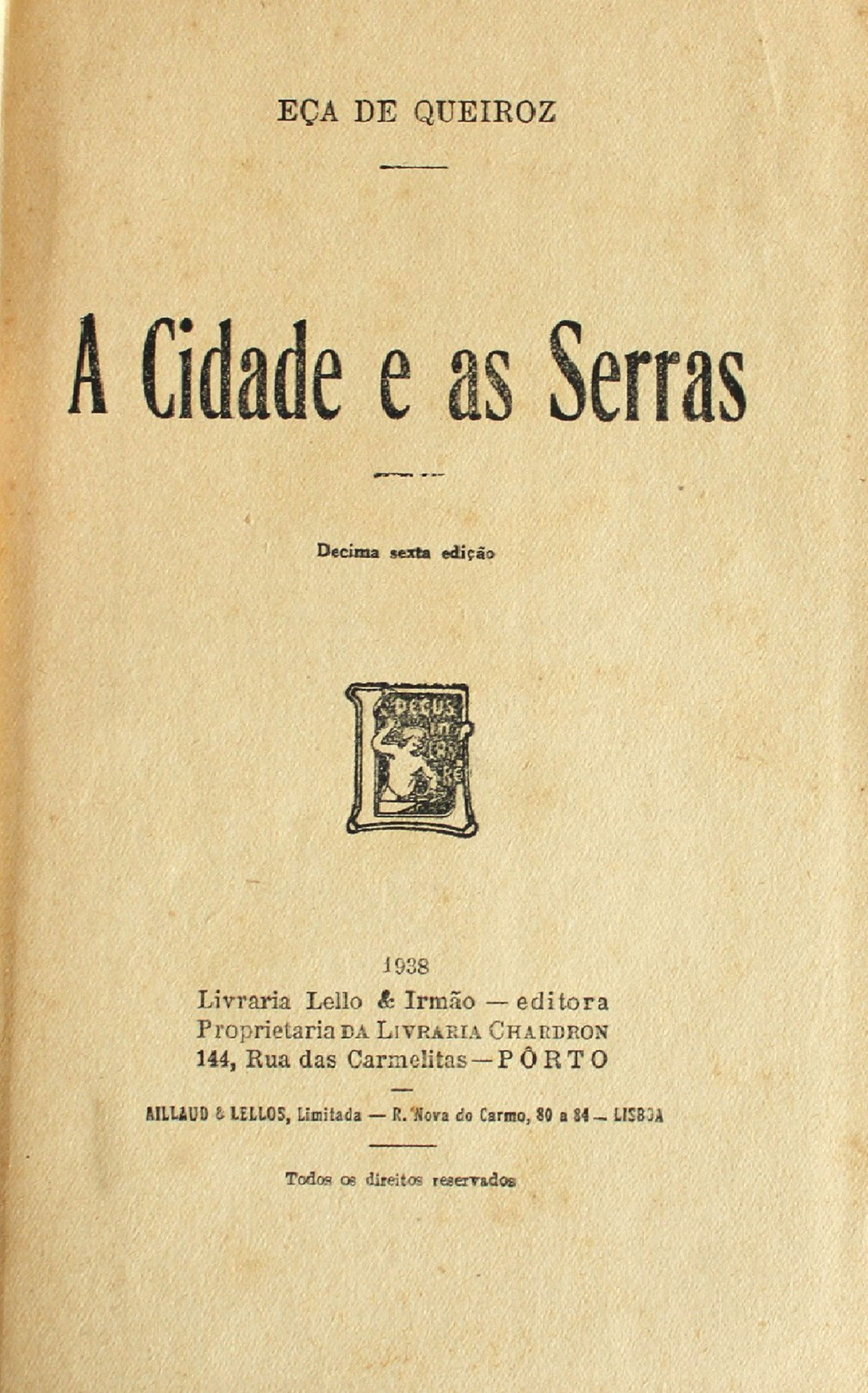 A Cidade e as Serras